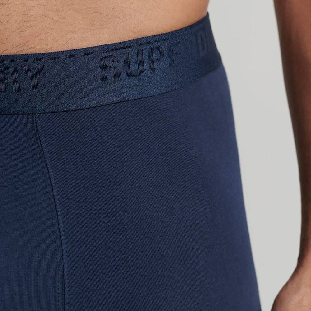 Superdry Boxers 3-pack Donkerblauw