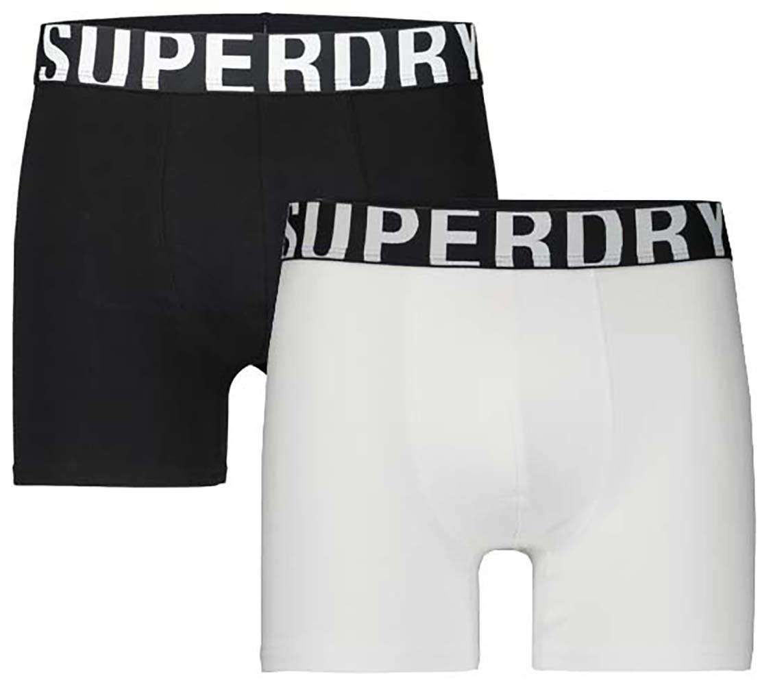 Superdry Boxers Duopak Wit 