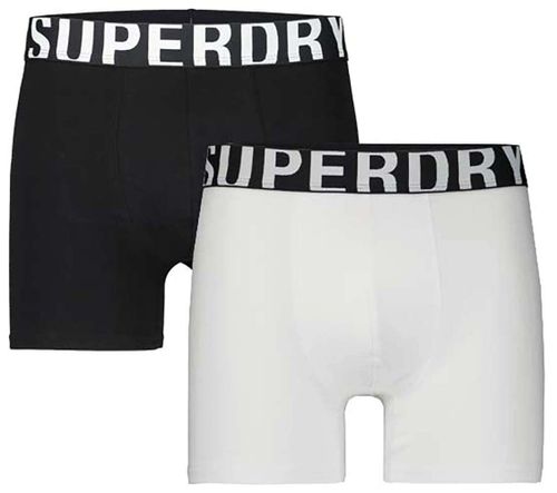 Superdry boxer double pack noos Wit