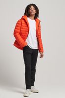 hooded fuij sport puffer Oranje