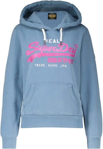 Superdry Hoodie Blauw