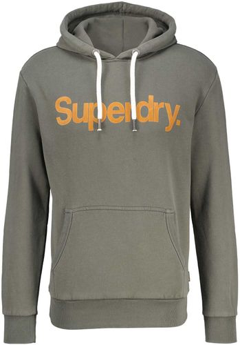 Superdry classic core logo hoodie Groen