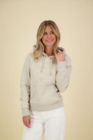 Embosed VL hoodie Beige