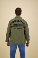 millitary m65 embroidered lightweight jacket Groen