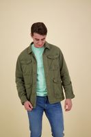 millitary m65 embroidered lightweight jacket Groen