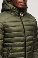 hooded fuji puffer Groen