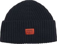 workwear knitted beanie Blauw