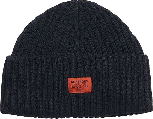 Superdry workwear knitted beanie Blauw