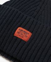 workwear knitted beanie Blauw