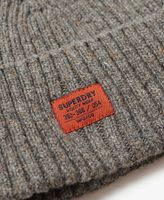 workwear knitted beanie Grijs