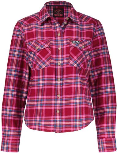 Superdry check flannel shirt Rood