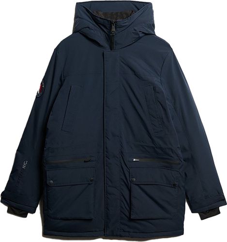 Superdry Parka Jas City Padded Blauw