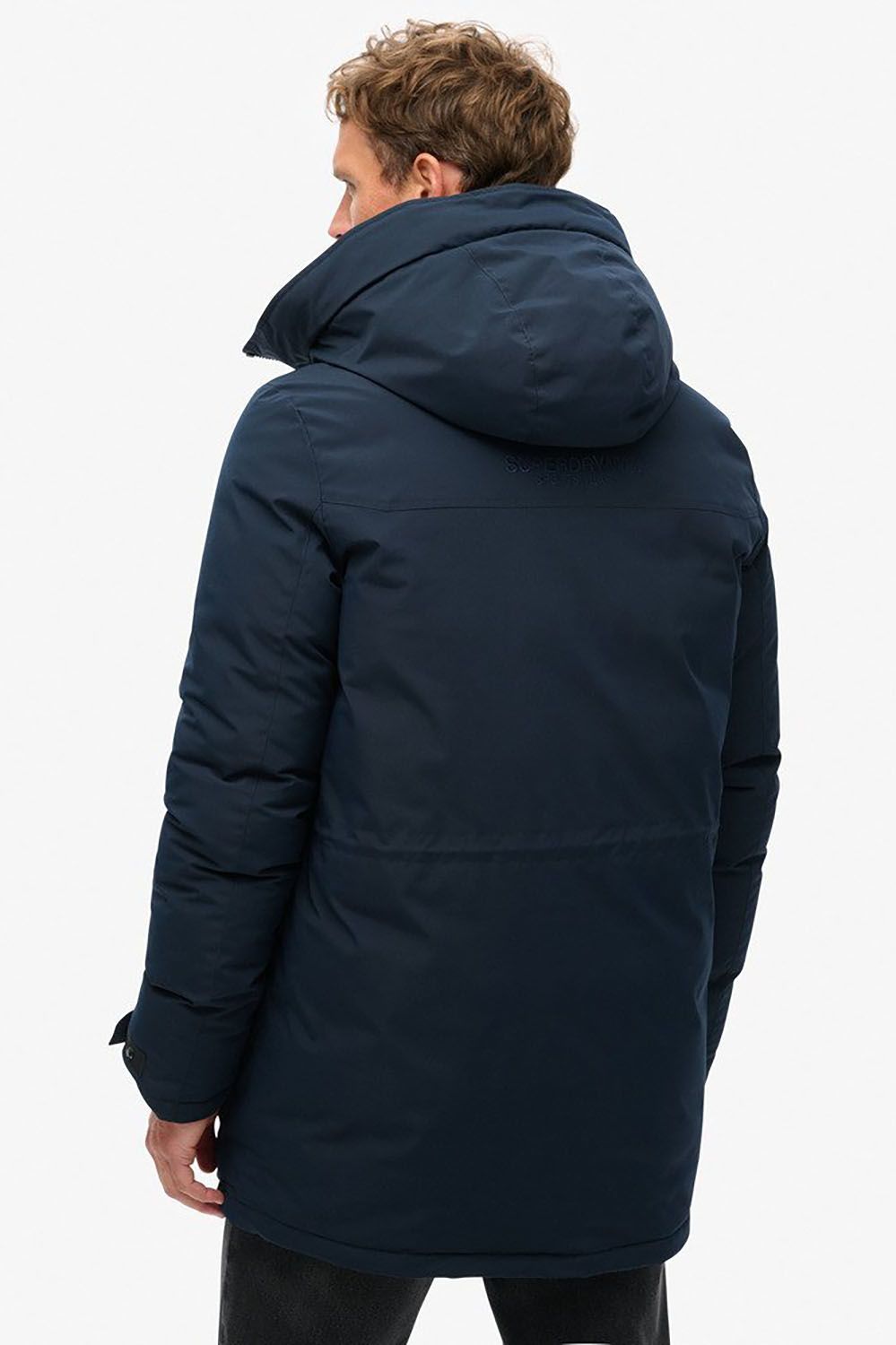 Superdry Parka Jas City Padded Blauw