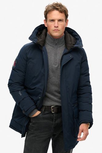 Superdry Parka Jas City Padded Blauw