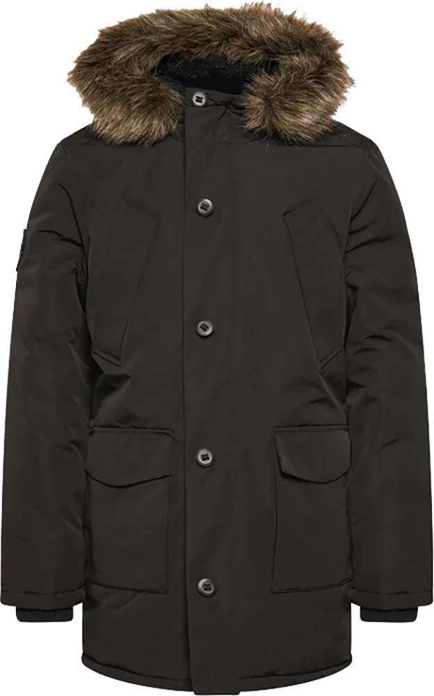 Superdry Parka Jas Everest Zwart