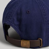 vintage emb cap Blauw