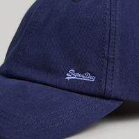 vintage emb cap Blauw