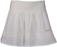 Lace mini skirt Wit