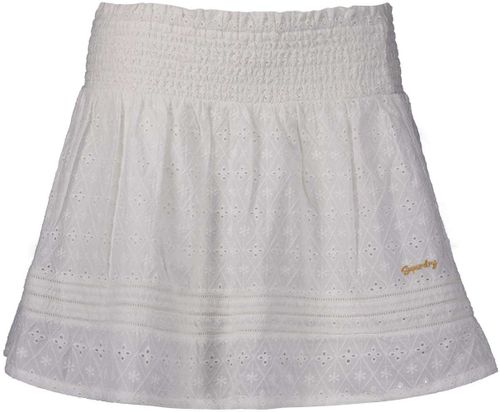 Superdry Lace mini skirt Wit