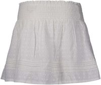 Lace mini skirt Wit