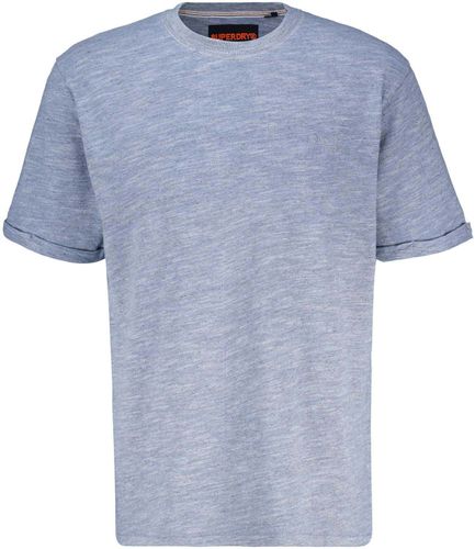 Superdry slub marl t shirt Blauw