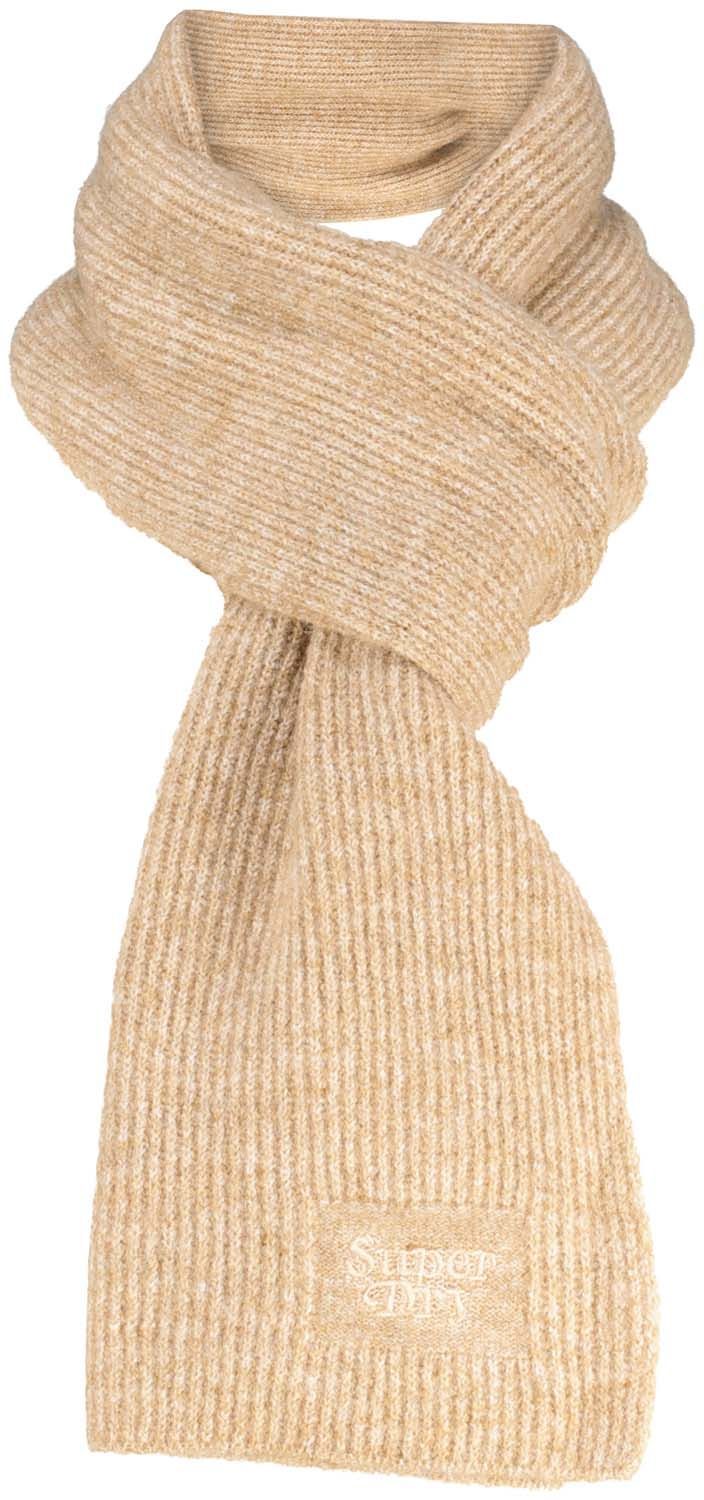 Rib knit Scarf Bruin