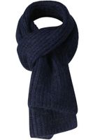 Vintage  rib scarf Blauw