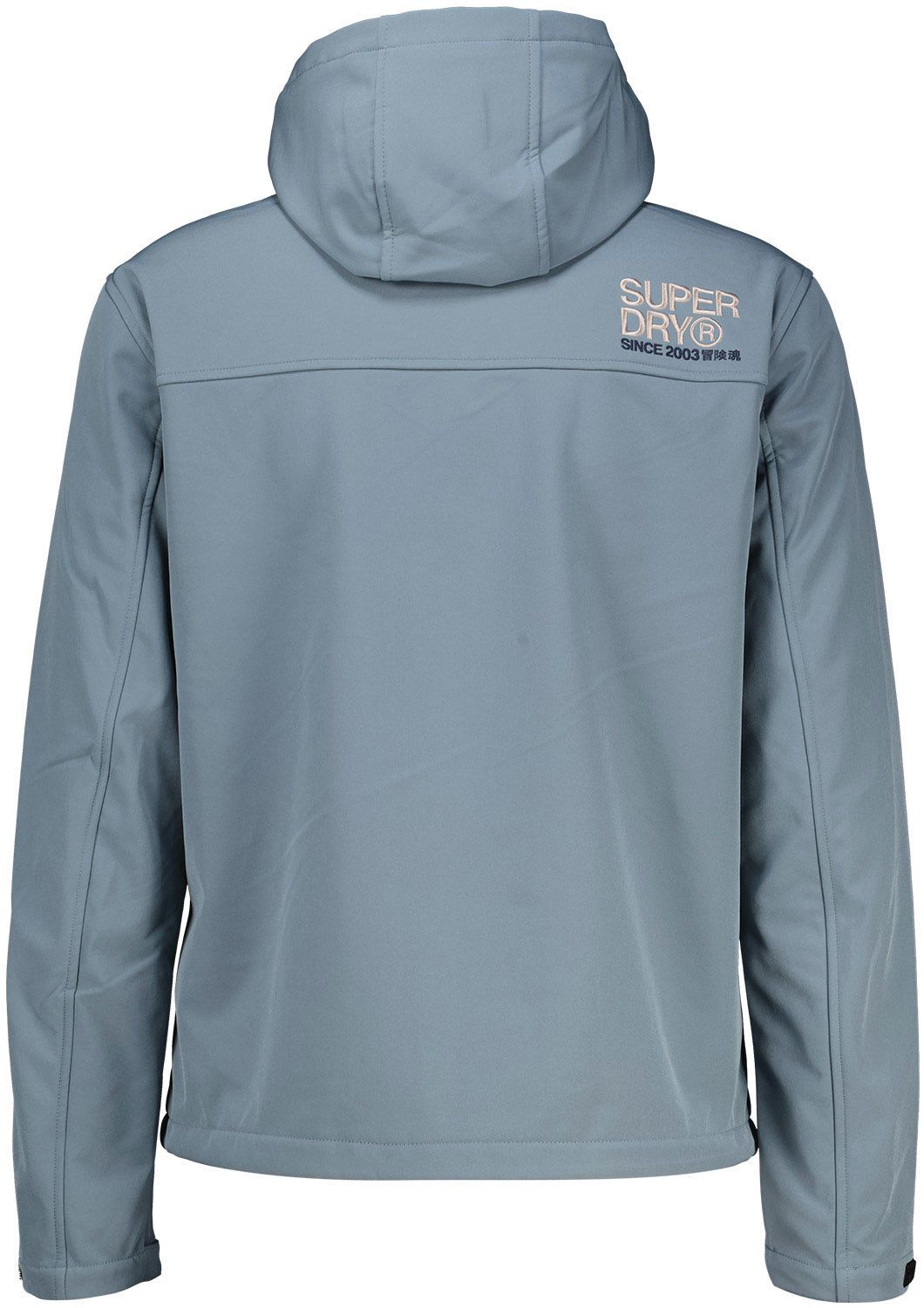 Superdry Softshell Trekkerjas met capuchon Blauw