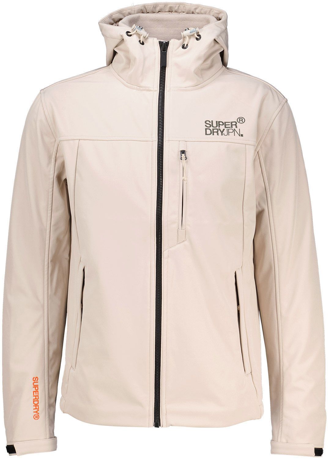 Superdry Softshell Trekkerjas met capuchon Wit