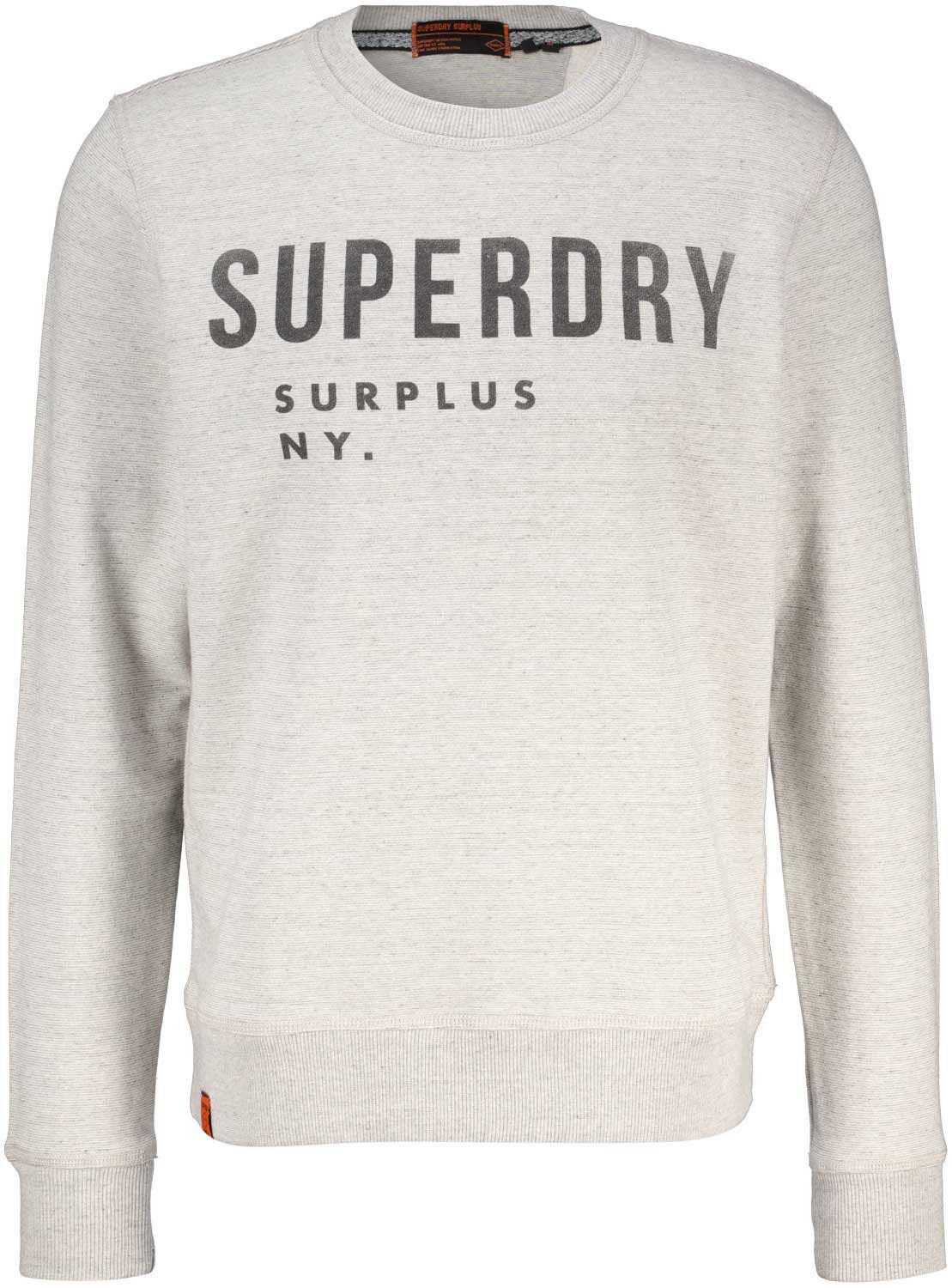 Superdry surplus graphic crew Grijs