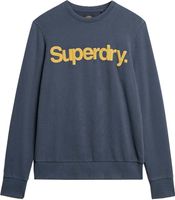 classic core logo sweatshirt Blauw