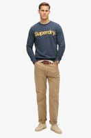 classic core logo sweatshirt Blauw