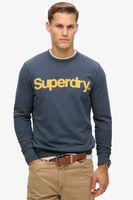 classic core logo sweatshirt Blauw