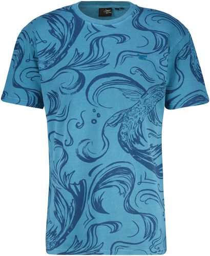 Superdry T-shirt Vintage printed Blauw