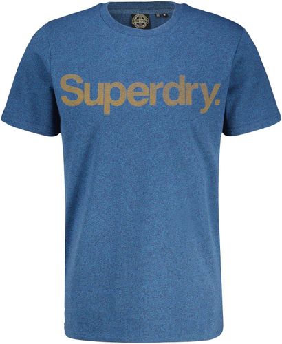 Superdry classic core logo t shirt Blauw