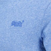 organic cotton essential logo t'shirt vj Blauw