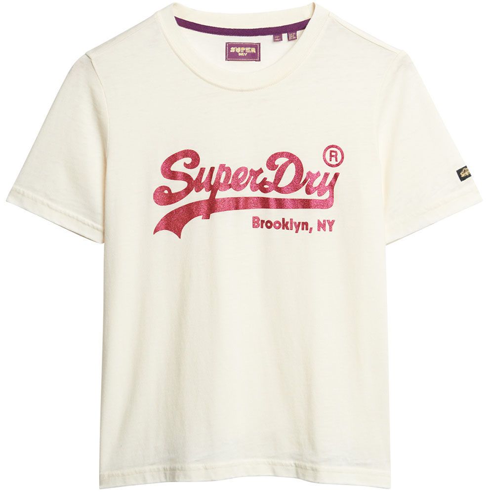 Superdry T-shirt Gebroken Wit 