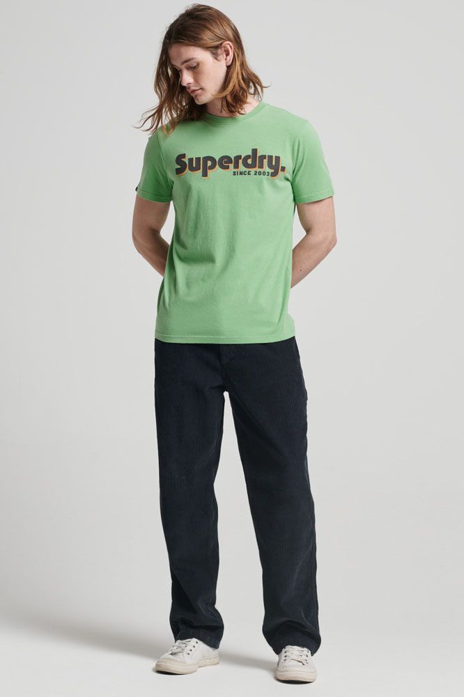 Superdry T-shirt Groen