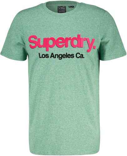 Superdry T-shirt Logo Classic Groen