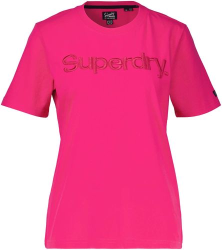 Superdry Logo tee Roze