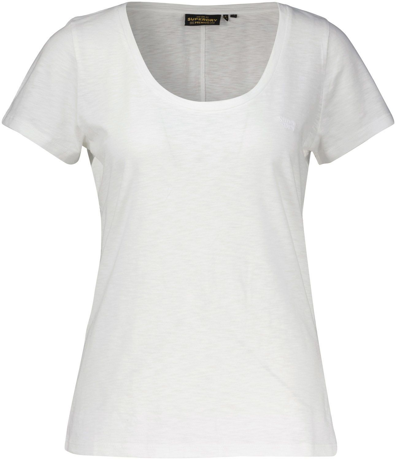 Superdry T-Shirt Scoop Wit