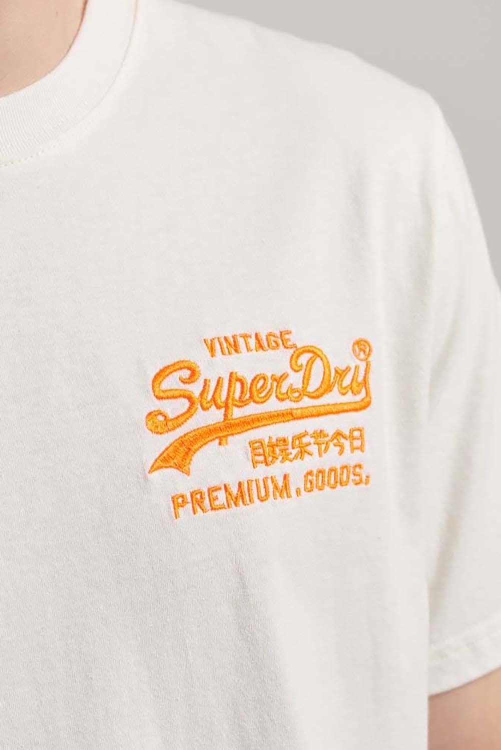 Superdry T-shirt Wit 