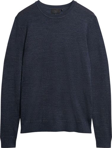 Superdry studio merino crew Blauw