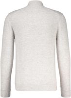 essential emb knit henley Grijs