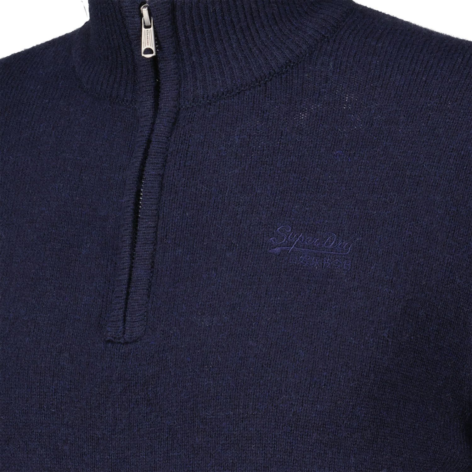 Superdry Trui Henley Blauw