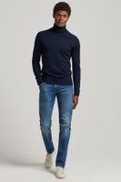 merino coll Blauw