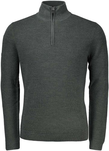 Superdry merino henley half zip jumper Groen