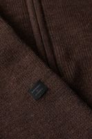 merino henley half zip jumper Bruin