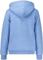 essential borg lined zip hoodie Blauw