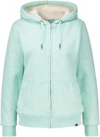 essential borg lined zip hoodie Groen